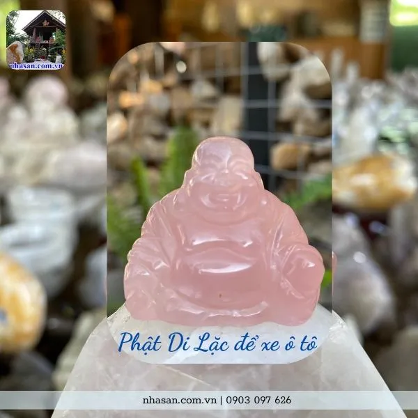 Phật di lặc để xe ô tô nặng 40gr, cao 3.5cm x ngang 3.9cm x dày 2.2cm - TP19 