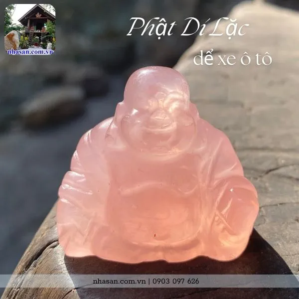 Phật di lặc để xe ô tô nặng 40gr, cao 3.5cm x ngang 3.9cm x dày 2.2cm - TP19 