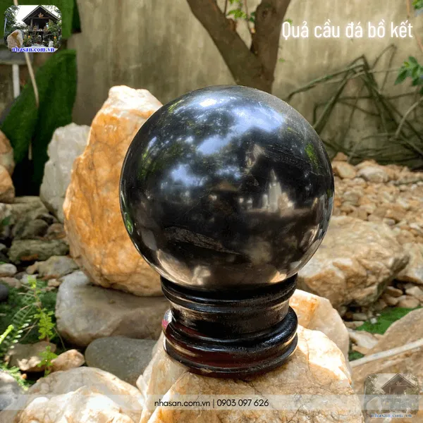Quả cầu đá bồ kết - 4.5kg - 14cm - QC1418