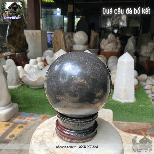 Quả cầu đá bồ kết - 4.5kg - 14cm - QC1418