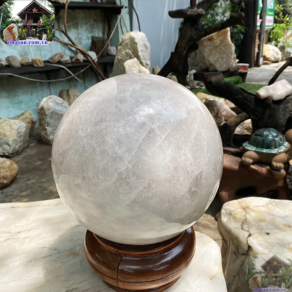 Quả cầu thạch anh hồng 26cm-24.7kg-QC1111