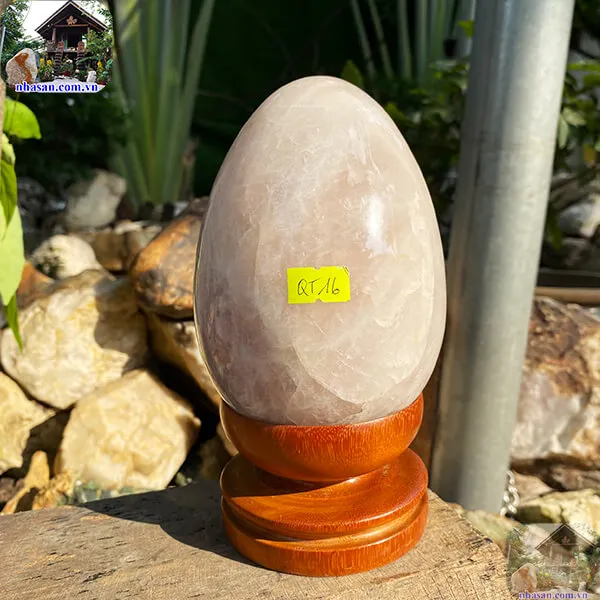 Quả trứng đá thạch anh cho phong cách hiện đại độc đáo