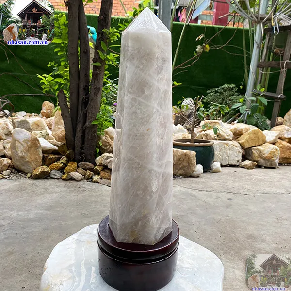 Trụ lục giác thạch anh hồng 16kg-T625