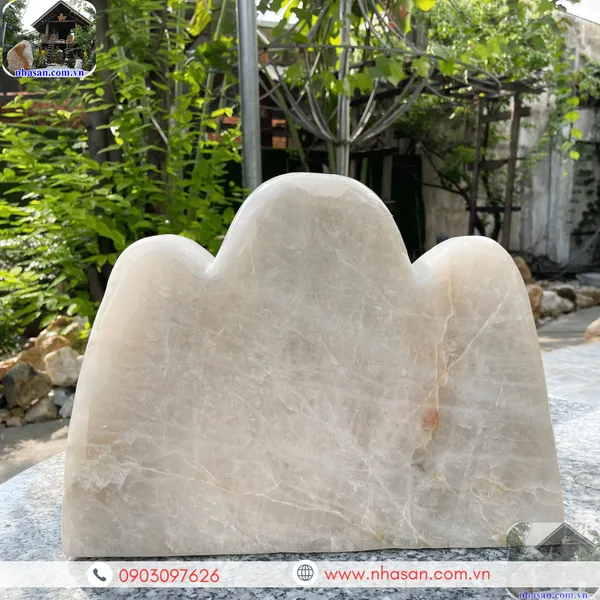 Thạch cảm đương trấn trạch đá thạch anh - Pháp khí hóa giải các thế sát trong phong thủy