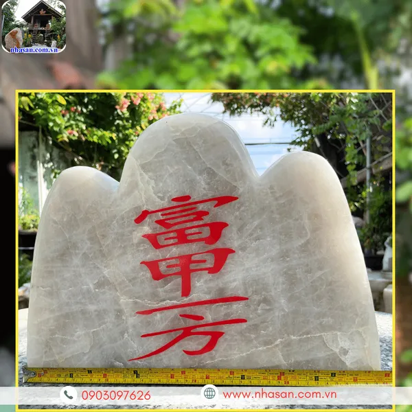 Thạch cảm đương trấn trạch đá thạch anh - Pháp khí hóa giải các thế sát trong phong thủy