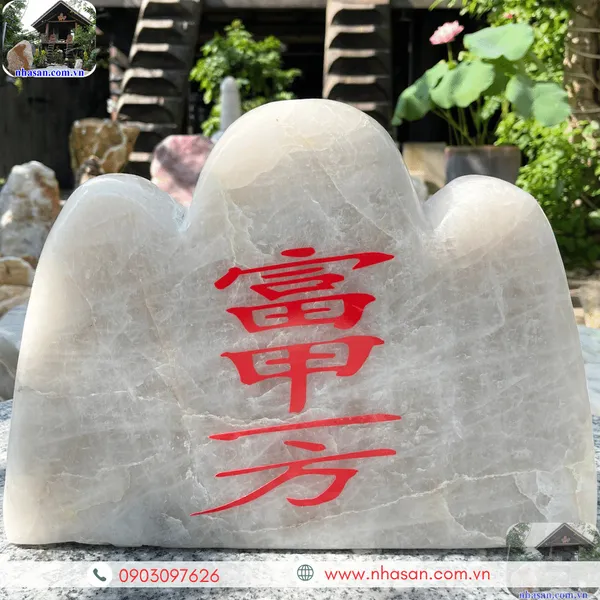Thạch cảm đương trấn trạch đá thạch anh - Pháp khí hóa giải các thế sát trong phong thủy