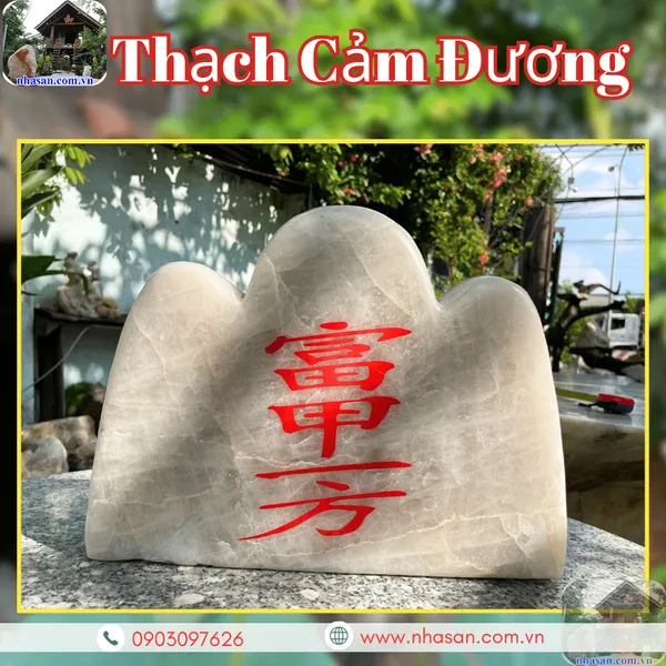 Thạch cảm đương trấn trạch đá thạch anh - Pháp khí hóa giải các thế sát trong phong thủy