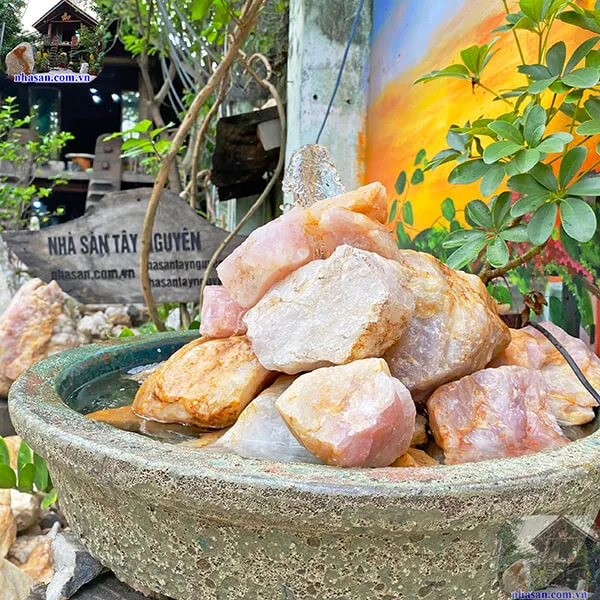 Thạch thủy bình đá thạch anh - Bộ pháp khí kích lộc, trừ hung, hóa sát