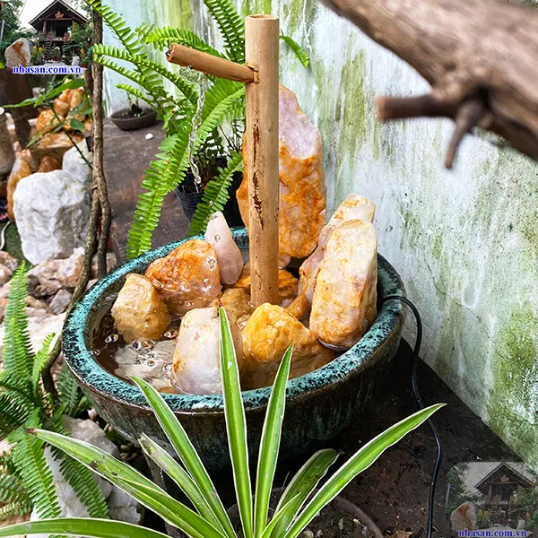 Thạch thủy bình đá thạch anh - Bộ pháp khí kích lộc, trừ hung, hóa sát