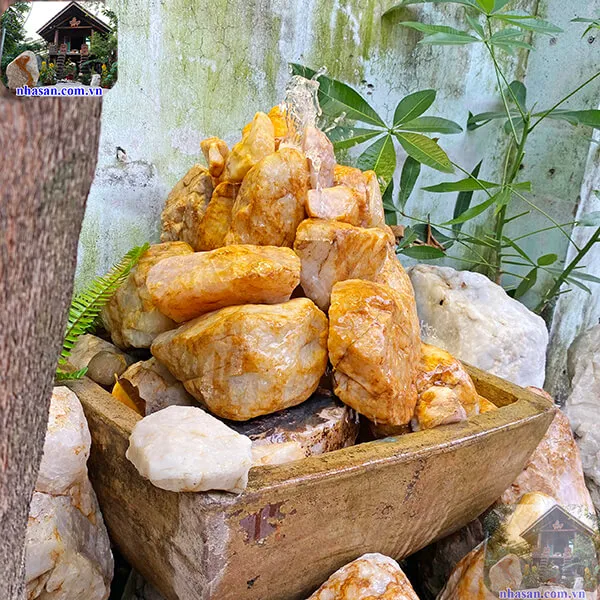 Thạch thủy bình phong thủy đá thạch anh - Trấn trạch, tránh tà, vượng gia đạo