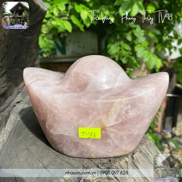 Thỏi vàng phong thủy TV48 nặng 2.54kg, dài 16.5cm x rộng 11cm x cao 9cm