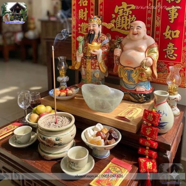 Thỏi vàng phong thủy TV57 thạch anh trắng 700gr, dài 11cm x rộng 7cm x cao 7cm