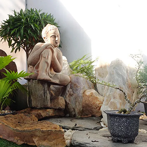 Tiểu cảnh sân vườn theo phong thủy giúp hóa giải hung sát TC28