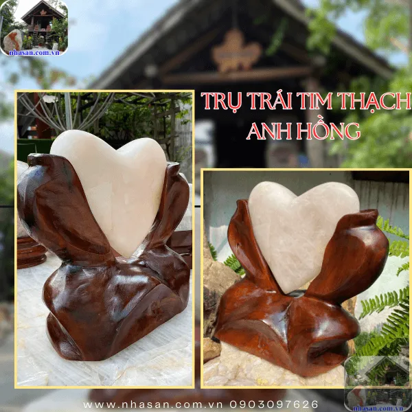 Trụ trái tim thạch anh hồng - Mở luân xa tim và lòng trắc ẩn