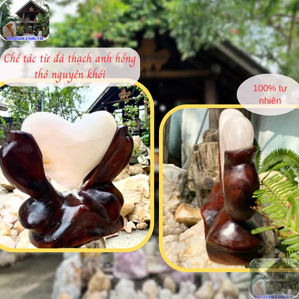 Trụ trái tim thạch anh hồng - Mở luân xa tim và lòng trắc ẩn