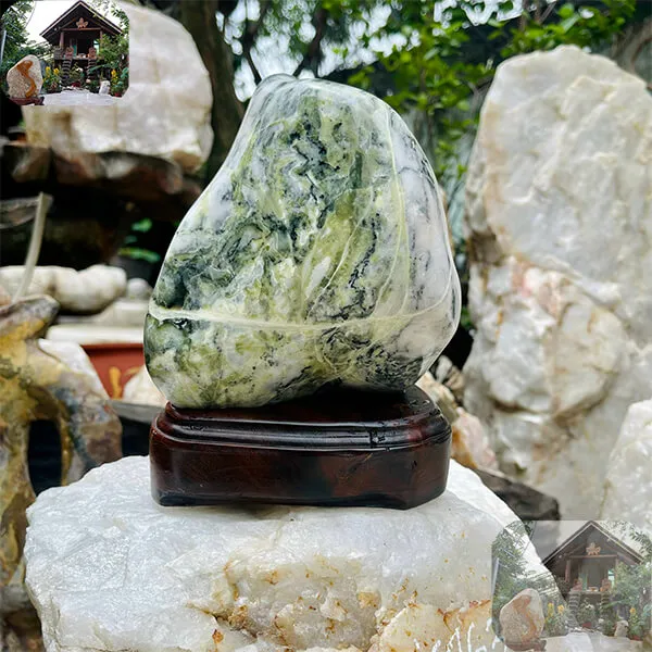 Trụ đá cẩm thạch xanh 4.2kg-CT11 