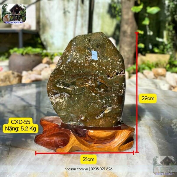 Trụ đá canxedon 5.2kg - Khơi nguồn sáng tạo