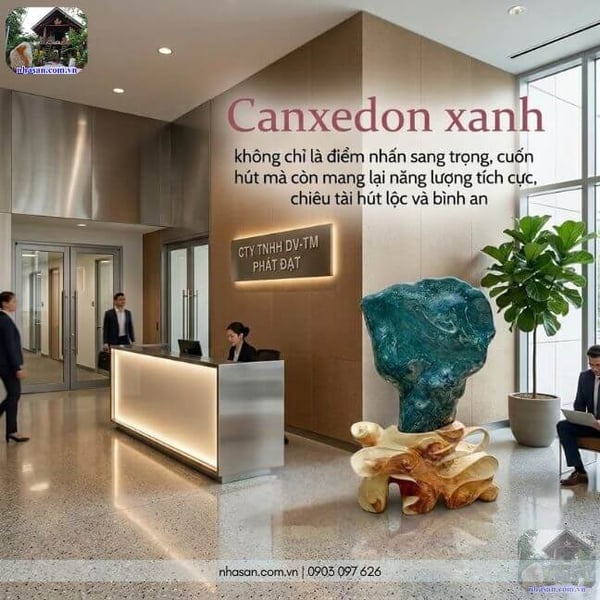 Trụ đá canxedon xanh lam tự nhiên 57kg-CXD91