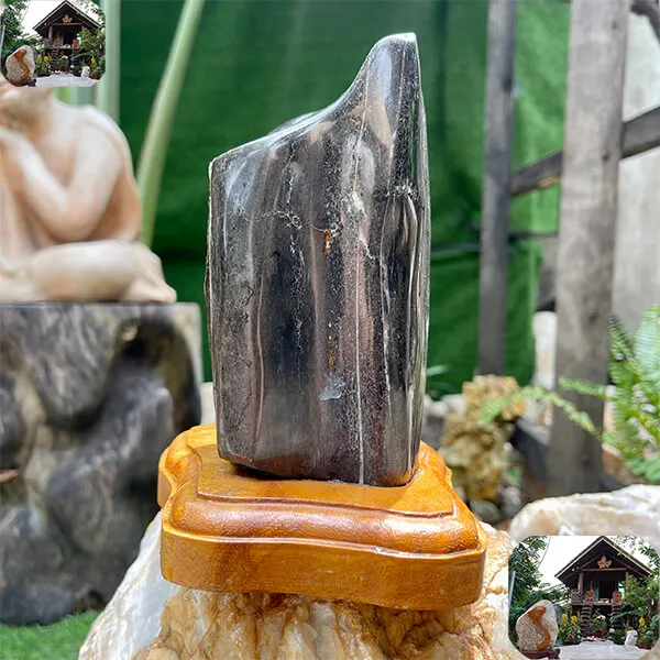 Trụ gỗ hóa thạch tự nhiên 2.5kg-GHT11