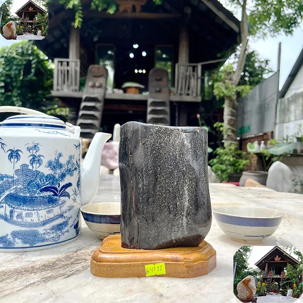 Trụ gỗ hóa thạch tự nhiên 2.5kg-GHT11