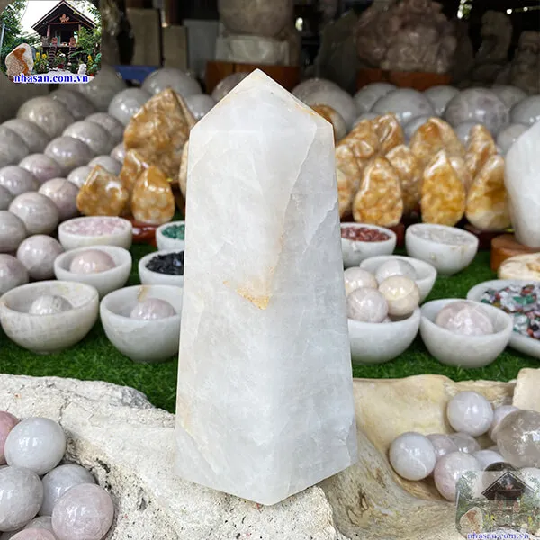 Trụ lục giác thạch anh trắng 5.2Kg-T578