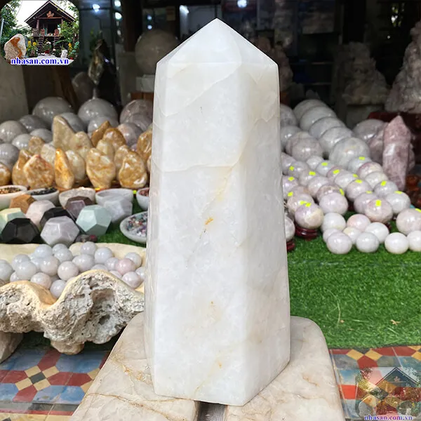Trụ lục giác thạch anh trắng 6.8kg-T619