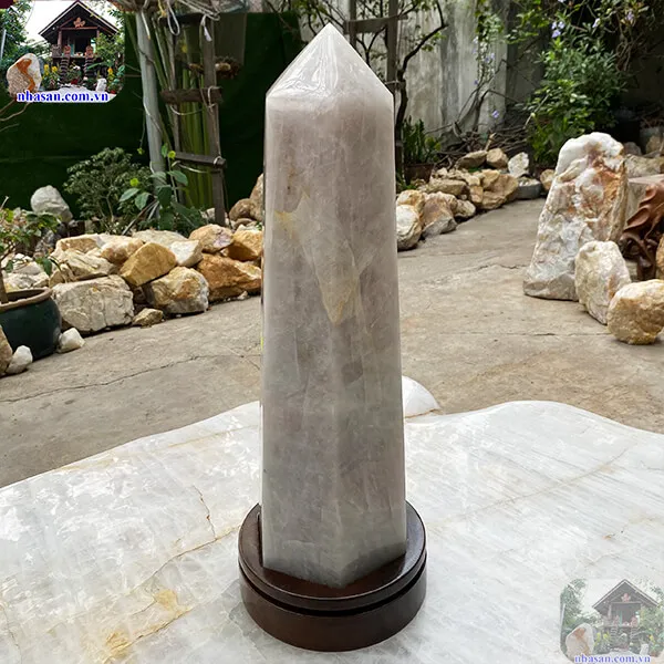 Trụ lục giác thạch anh hồng 20kg-T624