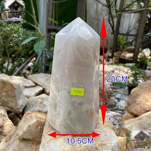 Trụ lục giác thạch anh hồng 2.54kg-T601