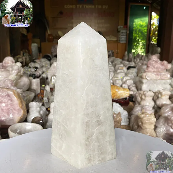 Trụ lục giác thạch anh trắng 5.8kg-T584
