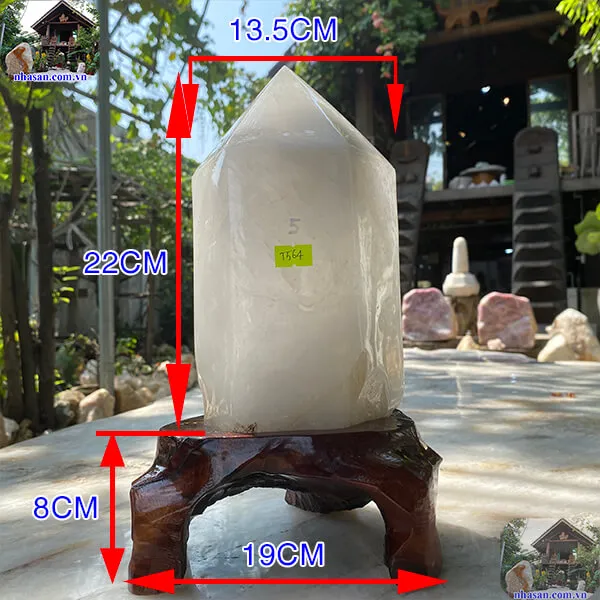 Trụ thạch anh tinh thể VIP 6.4kg-T564