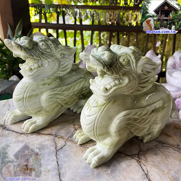 CẶP TỲ HƯU ĐÁ CẨM THẠCH TỰ NHIÊN PHONG THỦY – THD05
