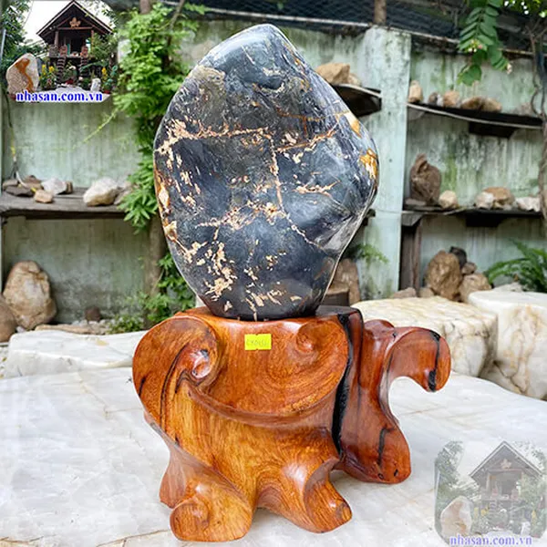 Trụ đá canxedon tự nhiên 7.5kg-CXD136
