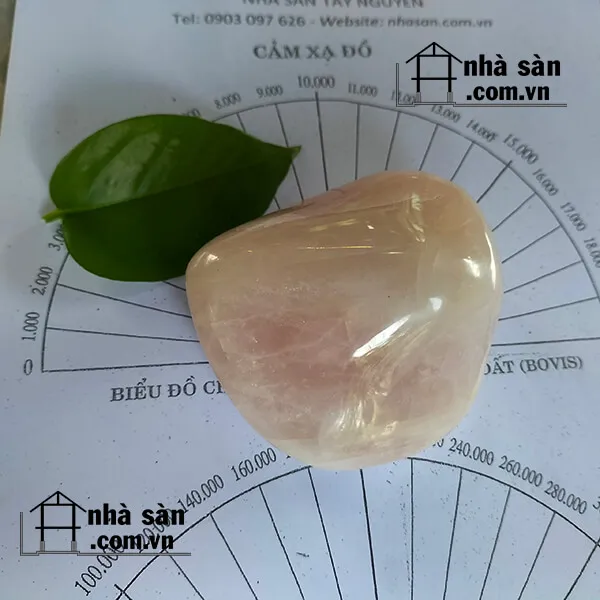 Cục Chặn Giấy Đá Thạch Anh Hồng - DCG52