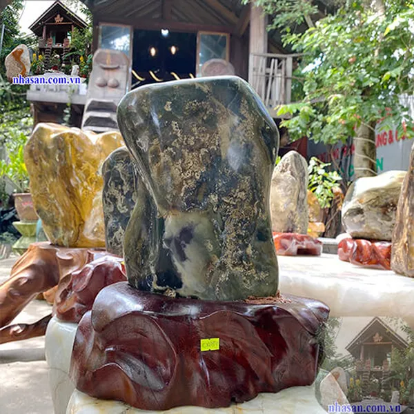Trụ đá canxedon tự nhiên 15.5kg-CXD97