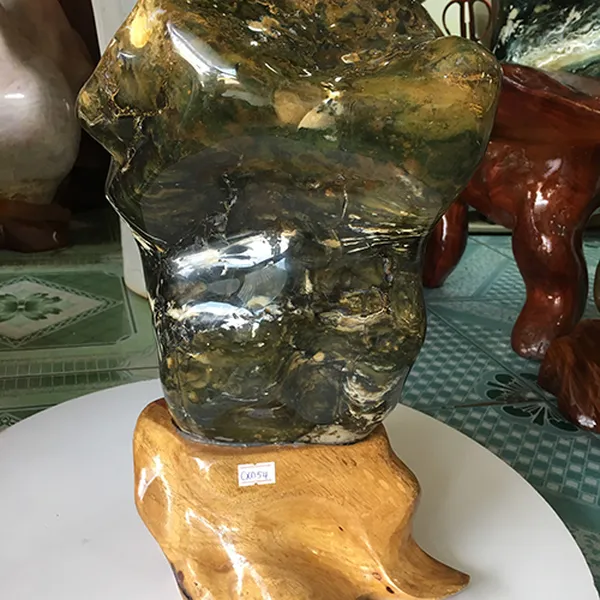 Trụ đá canxedon tự nhiên 7.5kg-CXD54