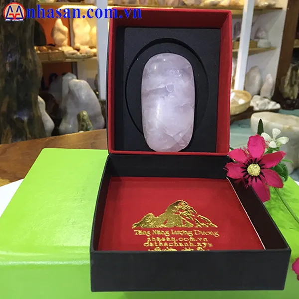 ĐÁ CHẶN GIẤY THẠCH ANH HỒNG DCG-01
