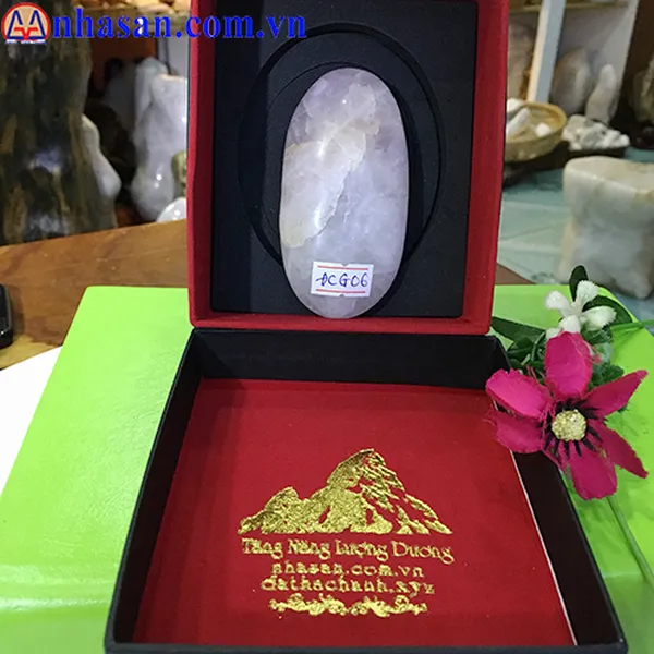 ĐÁ CHẶN GIẤY THẠCH ANH HỒNG DCG-06