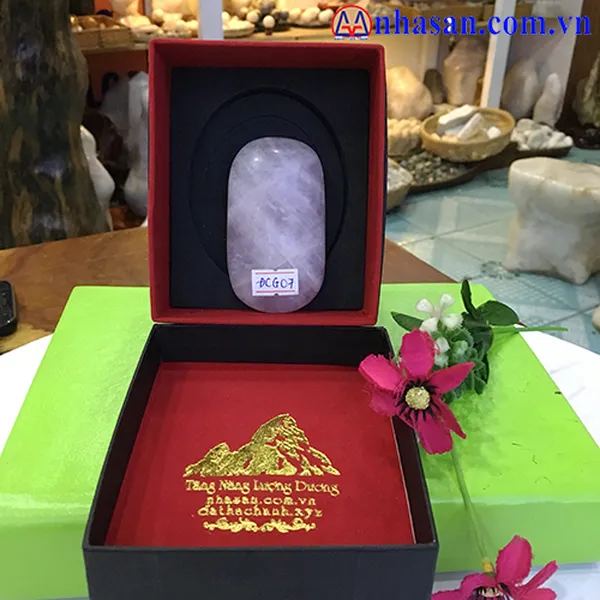 ĐÁ CHẶN GIẤY THẠCH ANH HỒNG DCG-07