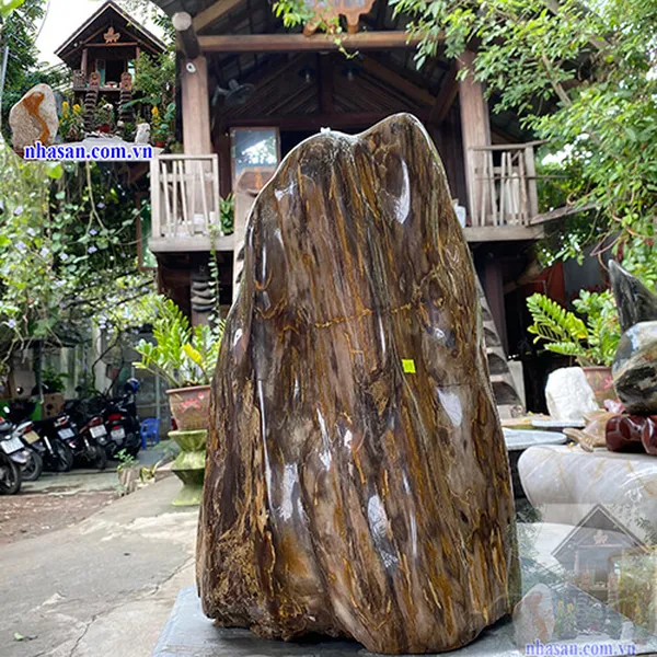 Trụ gỗ hóa thạch tự nhiên 45.5kg-GHT59