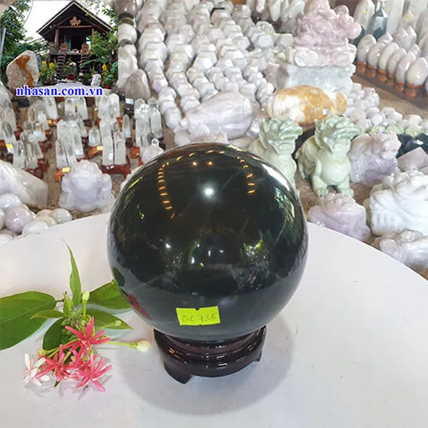 Quả cầu canxedon 13cm-2.7kg-QC733