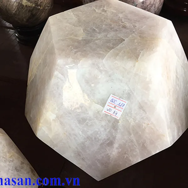 Quả cầu 12 mặt đá thạch anh 20kg - 25cm - QC127
