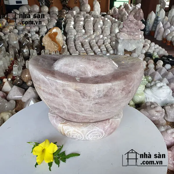 Thỏi vàng thạch anh hồng 16.4kg-TV27