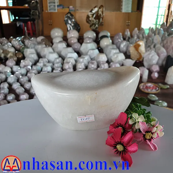 THỎI VÀNG ĐÁ THẠCH ANH PHONG THỦY TV20