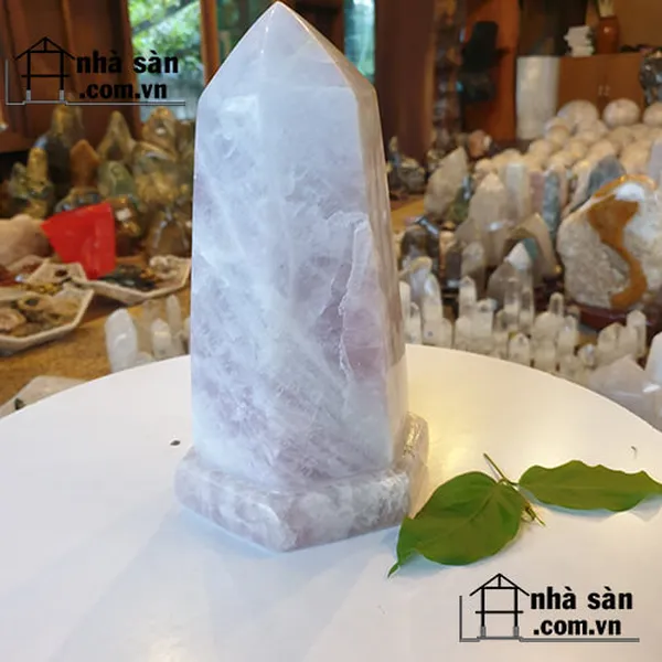 Trụ lục giác thạch anh hồng 4.8kg-T355