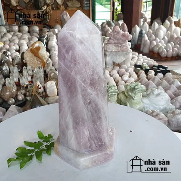 Trụ lục giác thạch anh hồng 4.2kg-T393