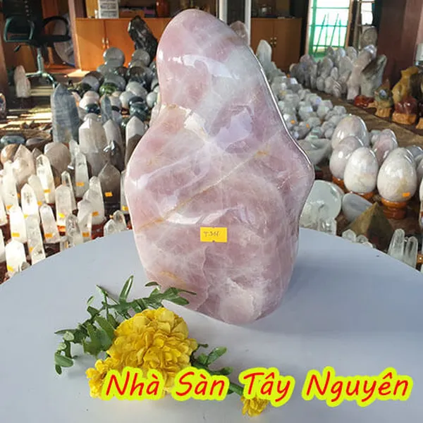 Trụ đá thạch anh hồng 7kg-T311