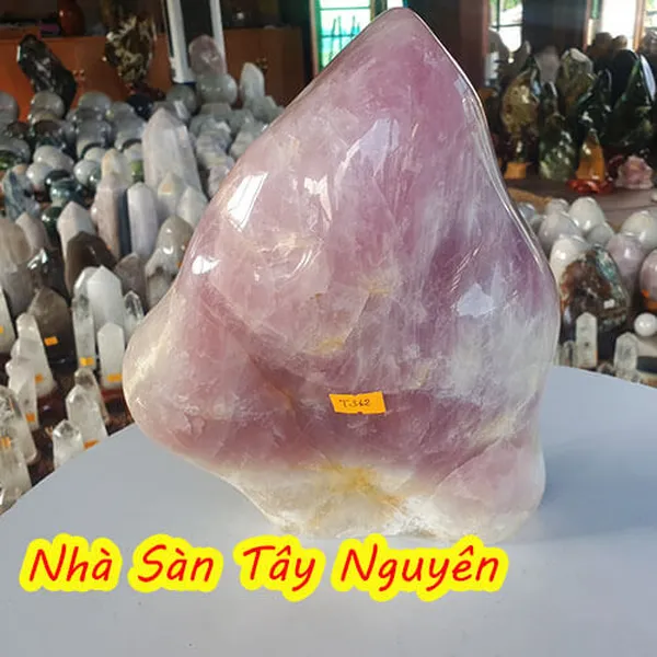 Trụ Đá Thạch Anh Hồng T312