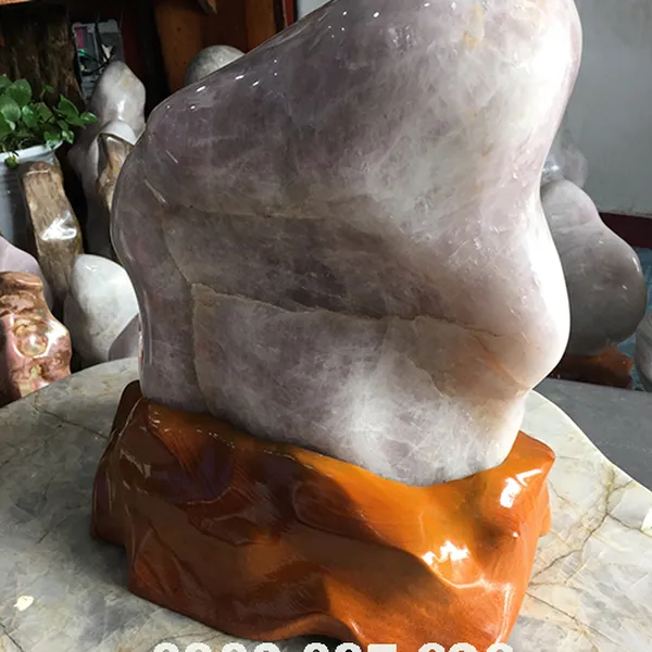 Trụ đá thạch anh hồng 30.5kg, cao 40cm - T51