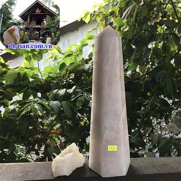 Trụ lục giác thạch anh hồng 4.2kg-T436
