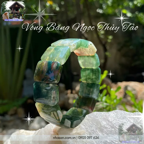 Vòng băng ngọc thủy tảo 20ly tăng cường năng lượng và sức khỏe